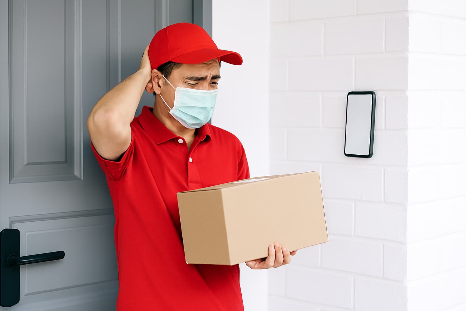 Ảnh minh họa: shipper bị bom hàng